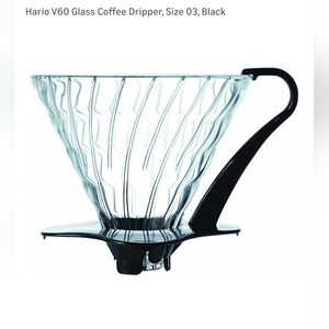 HARI Black and Clear Coffee Dripper